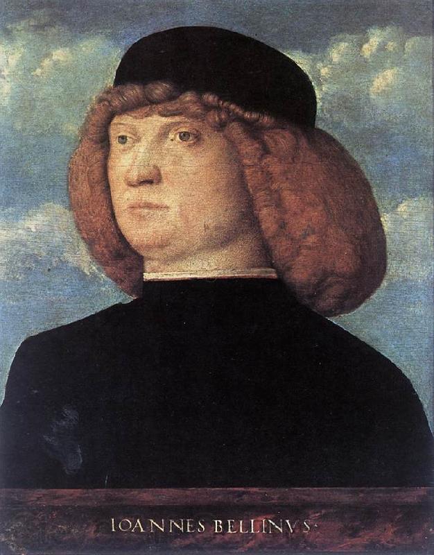 BELLINI, Giovanni Portrait of a Young Man xob